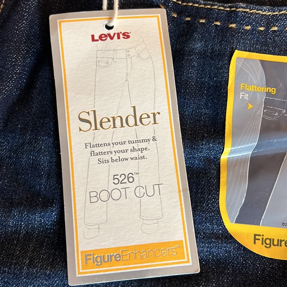 Levi’s Slender Bootcut, tummy slimming panel, Size 10 medium - Picture 7 of 15